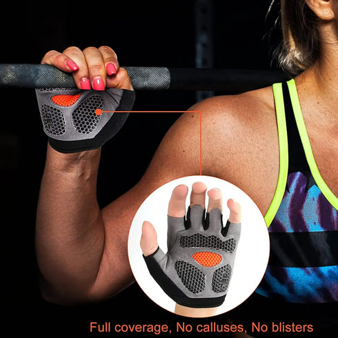 Non-Slip Breathable Gym Gloves