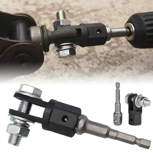 Scissor Jack Adapter 1/2 Inch Chrome Vanadium Steel for Impact Drills