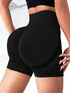 Women's High-Waist Yoga Shorts - Fitness & Workout Running Shorts
