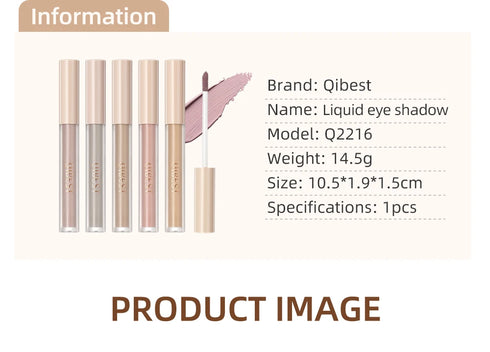 8-Color Matte Liquid Eyeshadow Stick – Waterproof & Long-Lasting