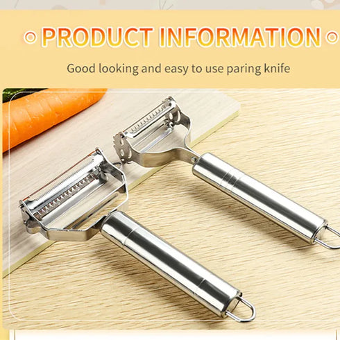Stainless Steel Double-Head Vegetable Peeler for Fruit & Veggies