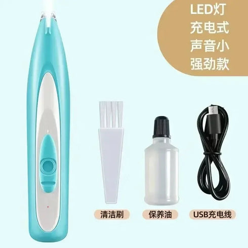 Electric Pet Claw Pedicure & Hair Shaver for Cats & Dogs