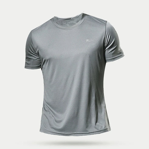 Men's Summer Quick Dry Gym T-Shirt - Oversized Fitness & Running Jersey