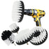 Brush Attachment Set for Power Scrubber - 2/3.5/4/5'' Cleaning Kit with Extender