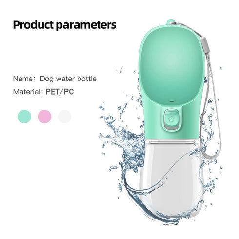 Leakproof Dog Water Bottle for Outdoor Travel