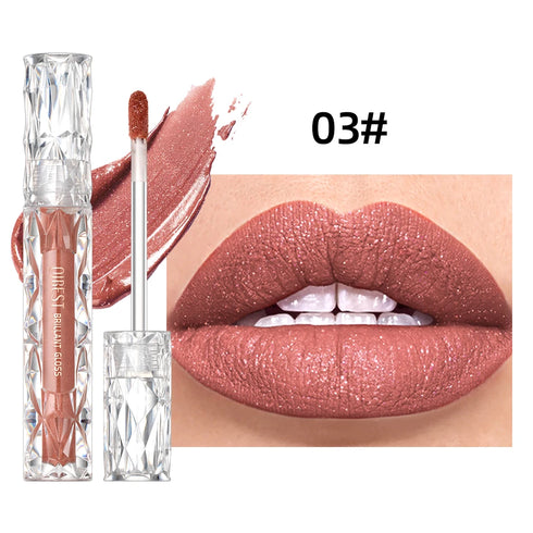Shimmer Lip Gloss – Diamond Glitter & Waterproof