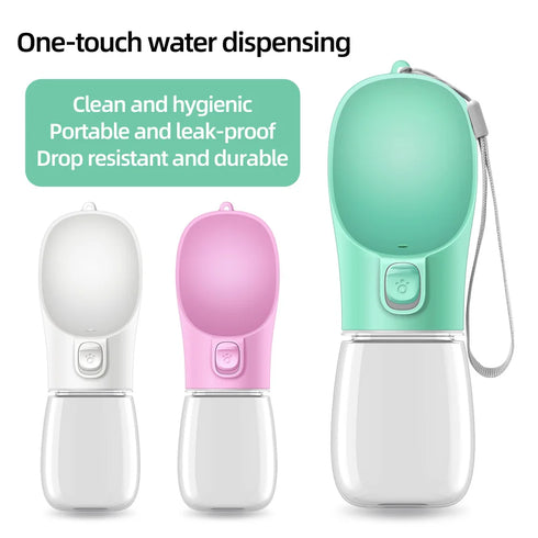 Leakproof Dog Water Bottle for Outdoor Travel