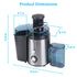 Centrifugal Juicer Extractor w/ 2 Speeds & 2.6in Wide Chute