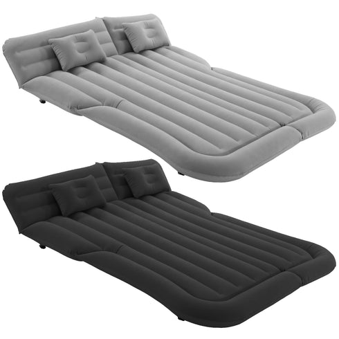 Inflatable SUV Air Mattress Camping Bed w/ Pillow & Bag