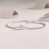 Dawn Dew Moissanite Silver Bracelet