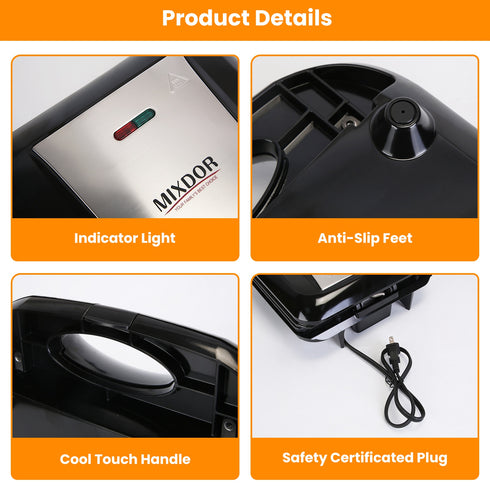 Mini Donut Maker Machine (16-Hole) - Non-Stick