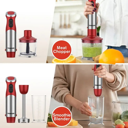 5 In 1 Immersion Hand Blender (12 Speed) w/ Beaker
