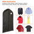 5Pcs 39in Garment Bags Hanging Suit Bags Covers Breathable With Full Zipper Transparent Window For Suit Dress Coat Storage Travel Use