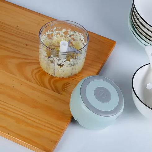 Mini Electric Garlic Chopper (8.45oz) - Cordless