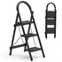 3 Step Foldable Ladder w/ Wide Anti-Slip Pedal