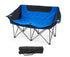 Oversized Outdoor Reclining Camping Chair w/ Cup Holder