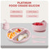 10 Pcs Silicone Baby Feeding Set w/ Suction (Sakura Pink)