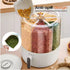 6-in-1 Multi-Compartment Food Storage Bin