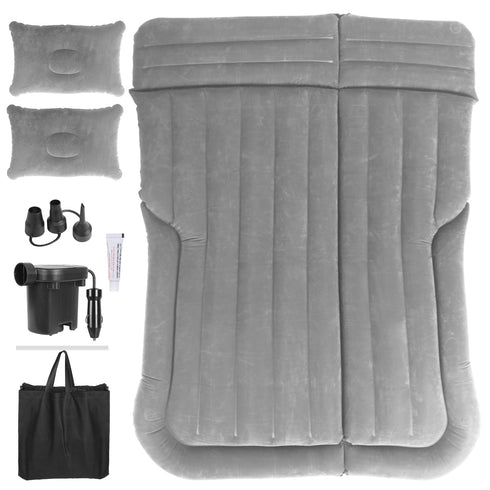 Inflatable SUV Air Mattress Camping Bed w/ Pillow & Bag