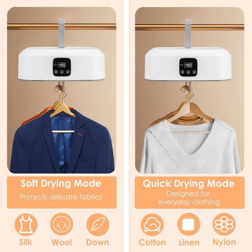 Portable Foldable Clothes Dryer w/ UV & Timer
