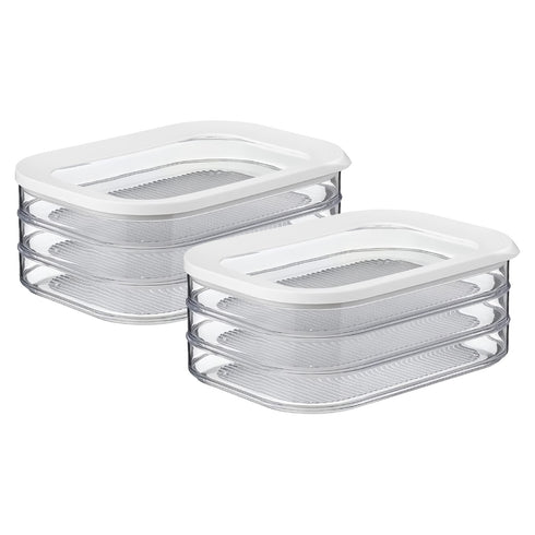 Stackable Deli Meat Container w/ Lid for Fridge