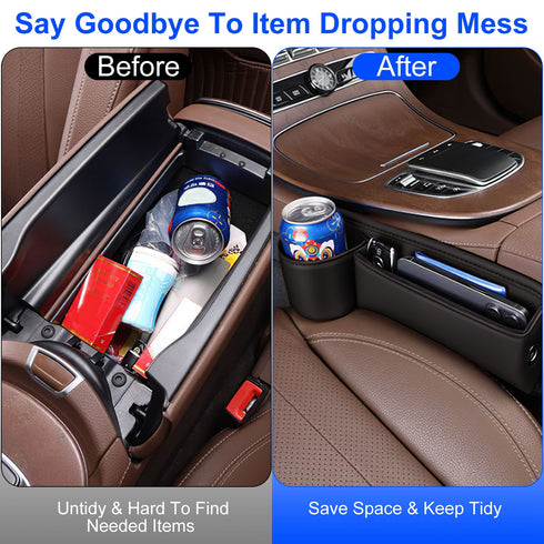 2 Pack Car Seat Gap Filler Organizer