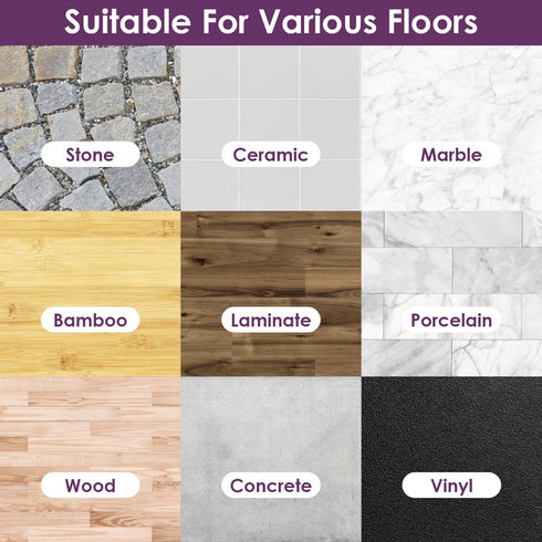 Spray Mop w/ 3 Washable Pads & 12OZ Bottle