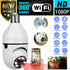 IR E27 Light Bulb Camera 1080P HD Wireless Wifi Smart Home Security Camera