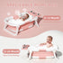 Foldable Baby Bathtub w/ Cushion & Thermometer