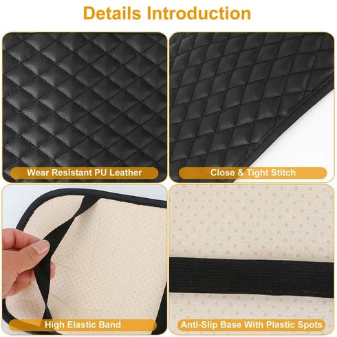 PU Leather Car Armrest Pad Cover
