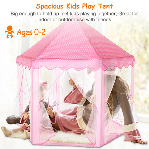Princess Castle Play Tent for Girls (Indoor/Outdoor)