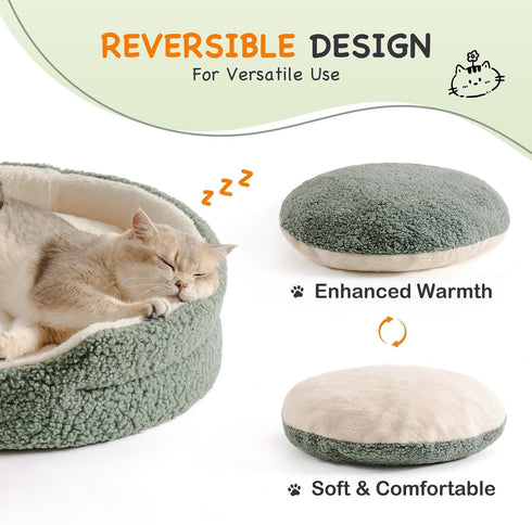 Washable Round Orthopedic Pet Bed