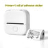 Portable Mini Thermal Label Printer w/ Bluetooth