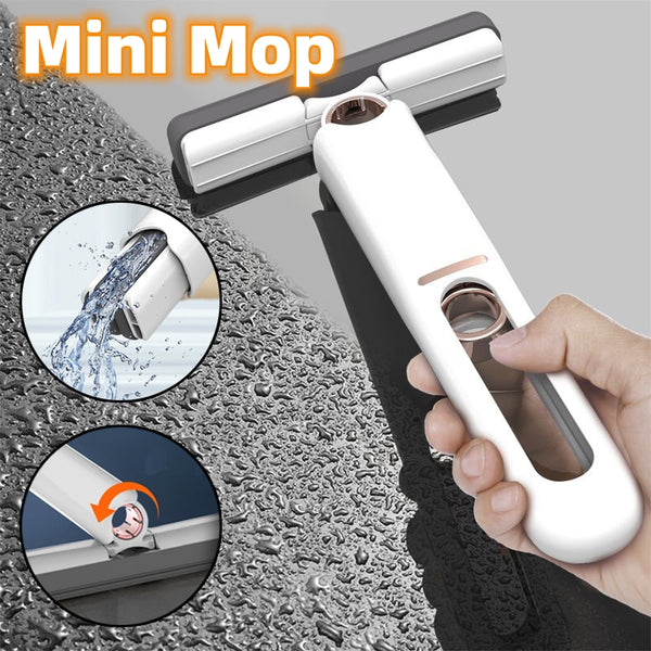 Portable Mini Sponge Squeeze Mop for Floor & Desk Cleaning
