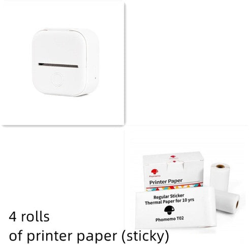Portable Mini Thermal Label Printer w/ Bluetooth