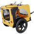 Yellow Outdoor Heavy Duty Pet Stroller & Dog Carrier w/ Bicycle Tow