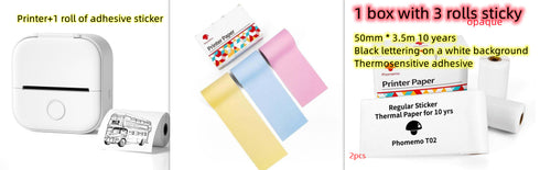 Portable Mini Thermal Label Printer w/ Bluetooth