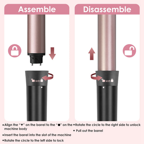 5-in-1 Interchangeable Curling Wand Set