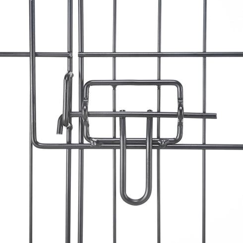 8-Panel Foldable Metal Dog Playpen (24in H) w/ Cover & Pad