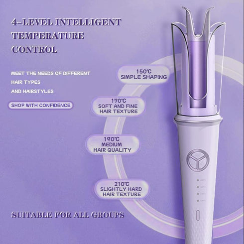 Automatic Curling Iron w/ Negative Ion Tech - Anti-Scald Big Curls