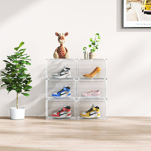 3PCS Large Acrylic Shoebox Set