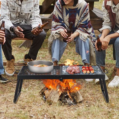 Folding Campfire Grill