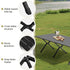 Black Camping Roll Up Table