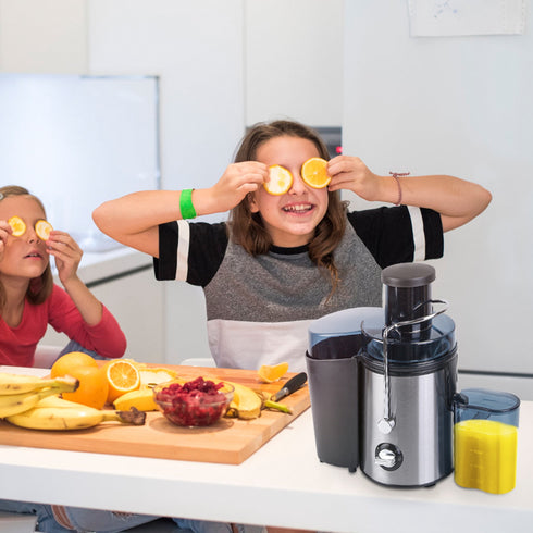 Centrifugal Juicer Extractor w/ 2 Speeds & 2.6in Wide Chute