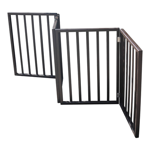 Folding Pet Gate for Doorways, Stairs, and House-Standing