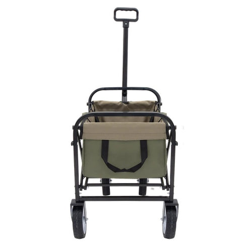 Collapsible Foldable Utility Wagon Cart w/ All-Terrain Wheels
