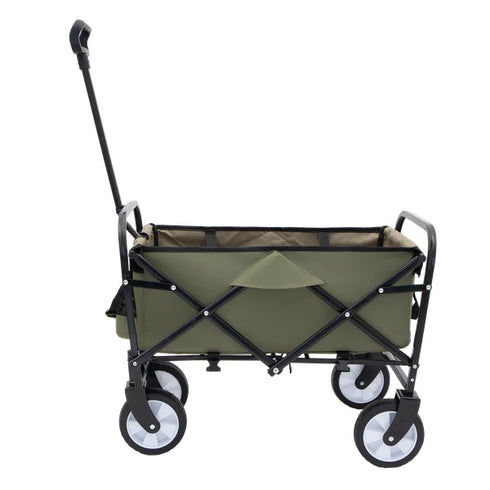 Collapsible Foldable Utility Wagon Cart w/ All-Terrain Wheels