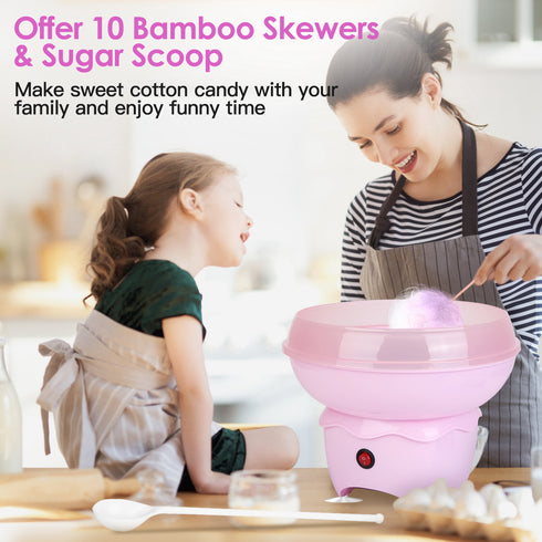 Portable Electric Cotton Candy Maker for Kids
