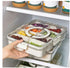 Split Service Tray w/ 8 Compartments for Snacks