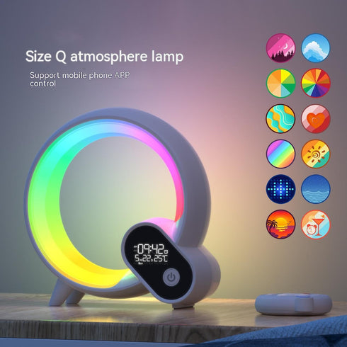 Q Light Analog Sunrise Alarm Clock w/ Bluetooth Audio